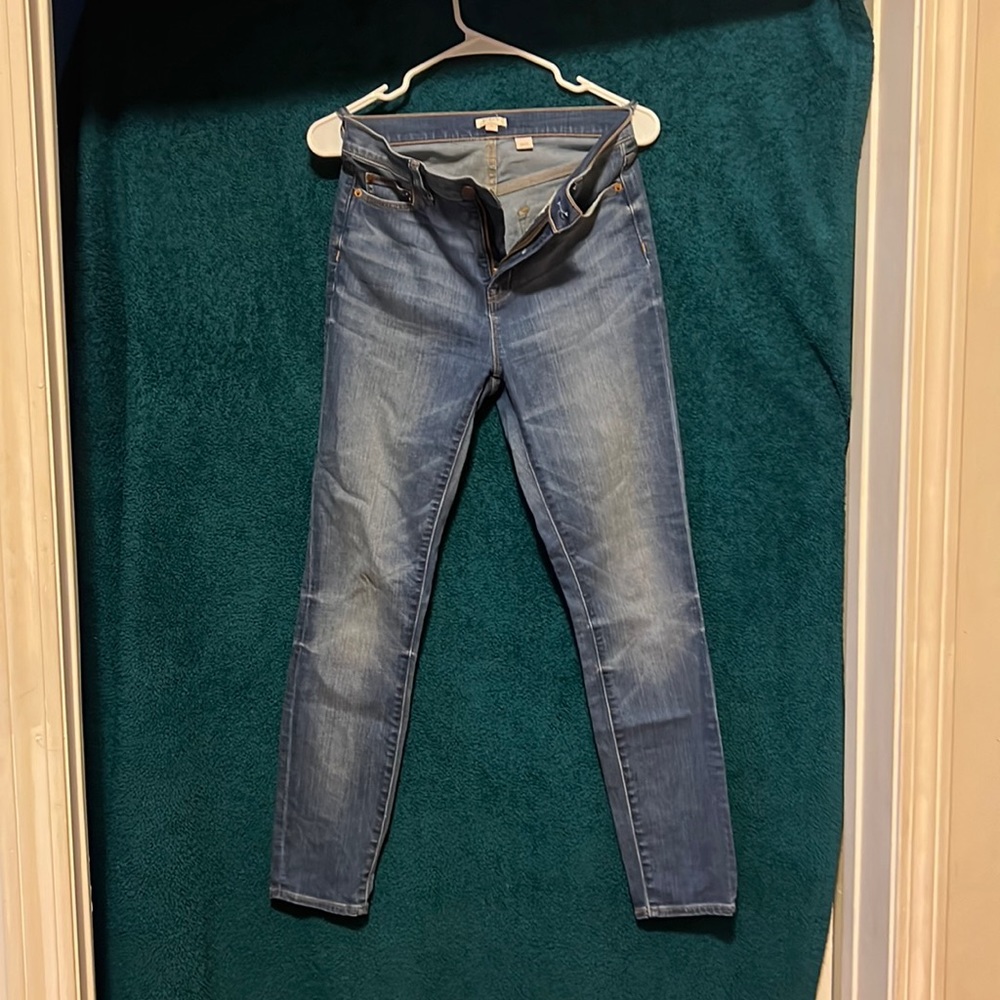 J Crew blue stretch pants
